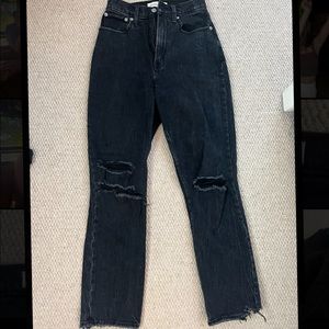 Abercrombie Curve Love straight leg jeans
